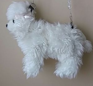 imported Cute Plush lamb Sling Bag