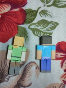 Minecraft Papercraft Figures