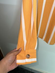 Madame Yellow Striped Top