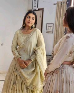 Party Wear Heavy Chinon Silk Lehenga Choli