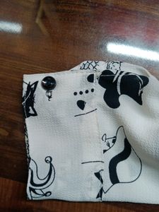Black &amp; White Formal Shirt