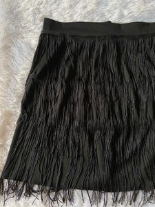 Shein Fringe Detail Mini Skirt