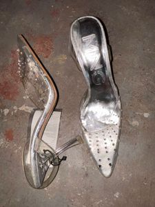 OG Mango Clear Heels