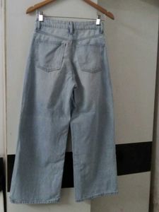Wide Leg Denim Jeans
