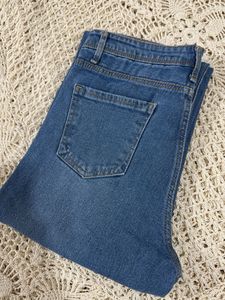 Wide Leg Denim Jeans