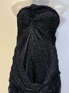 Pintrest Branded Sparkly Black Mini Dress