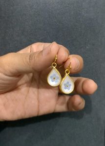 Real Flower Resin Earrings