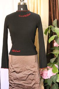 Black &#39;Love is the Future&#39; Top