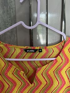 Boho Print Tassel Tie Kaftan