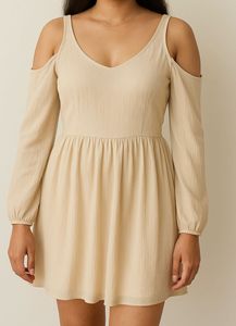 Cute beige dress