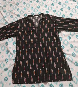 Black Short Kurti Brand Max