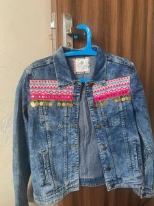 Embroidered Denim Jacket