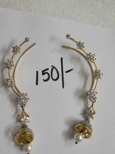 Gold Diamond Earrings