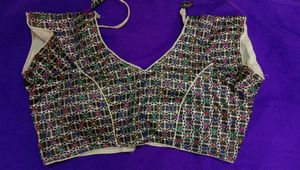 Brand New Black With Multicoloured Padded Readymad