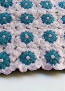 Crochet Flower Coaster