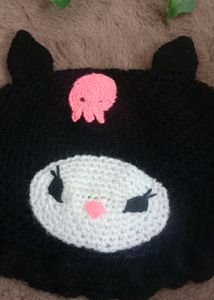 Kuromi Crochet Hat