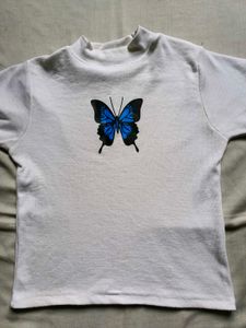 Butterfly White Top