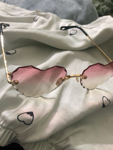 Rimless Butterfly Sunglasses