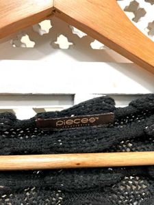 Crochet Black Shrug B