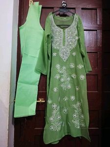 New Chikankari Kurti