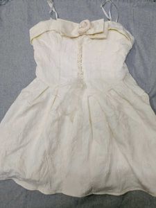 Corset Bow Mini Dress