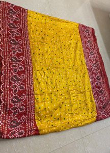 💥Bandhani Saree💥( Totally new crushed type )