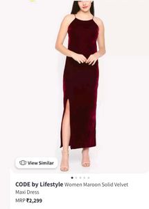 Bodycon Maroon Velvet Backless Dress