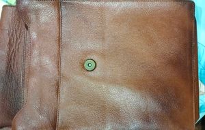 Leather Messenger Bag