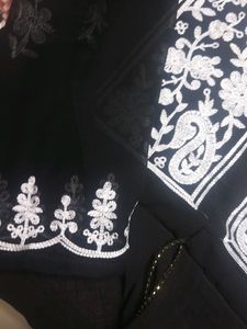 Black Chicken Curry Peplum Kurti