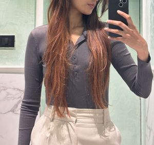 ZARA GREY BODYSUIT- MEDIUM