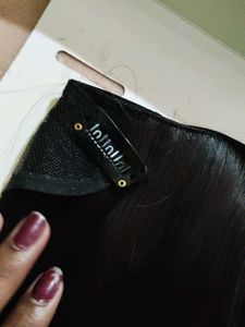 Dark brown hair extensions