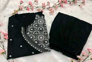 Elegant Black Kurta Set
