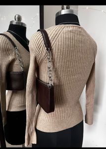 Mango Ribbed Top