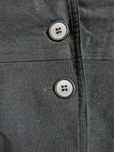 Black Longlline Formal Coat