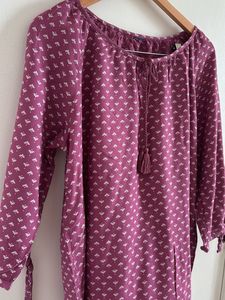 Boho Print Tassel Blouse