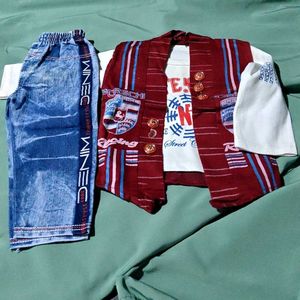 Boy's Outfit: Jeans, Shirt & Jacket