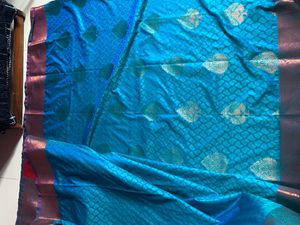 New Kanjivaram Saree With Blouse Piece