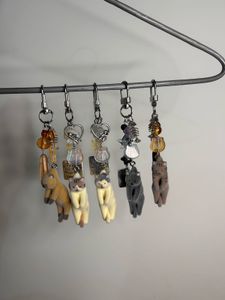 Japanese Gatcha Cat Keychain