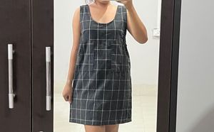 Plaid Sleeveless Dress