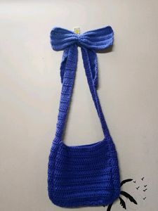 Crochet Big Bow 🎀 crossbody Bag