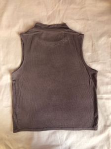 NUON Brown Sleeveless Top