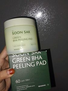 BEAUDIANI Soon Sak Green Bha Peeling Pad