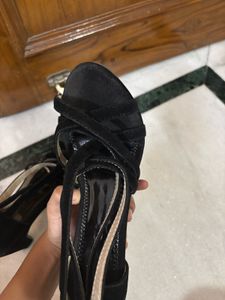 Black high heels