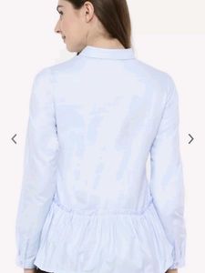 Park Avenue Blue Formal Shirt | NO COINS PLEASE