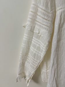 Zara Cotton White Top