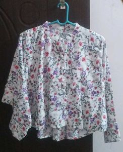 Floral Print Long Sleeve Shirt