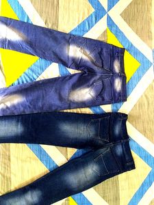 Graphic Print Denim Jeans Bundle