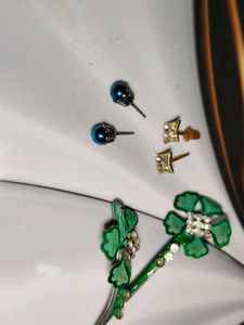 Earrings & Brooch Bundle