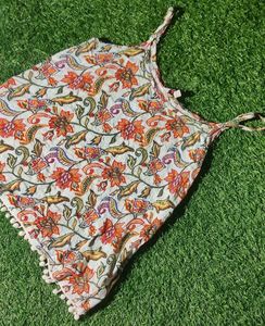 Floral Print Tank Top