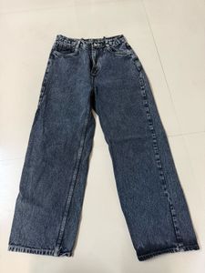Wide Leg Acid Wash Jeans